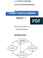 Aircraft Design Module Wing Loading and Take-Off Weight Calculation