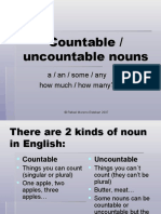 Countable / Uncountable Nouns