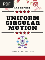 Uniform Circular Motion: Lab Report