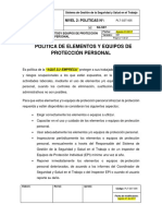 Gestión protección personal