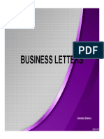 Business Letters: Vandana Sharma
