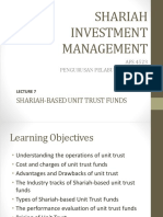 Shariah Investment Management: Shariah-Based Unit Trust Funds