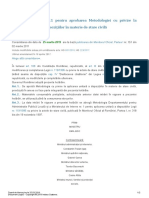 Hotararea NR 64 2011 Pentru Aprobarea Metodologiei Cu Privire La Aplicarea Unitara A Dispozitiilor in Materie de Stare Civila PDF