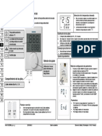 A6V141132581 - Room Thermostat With Large LCD RDH100 - Es