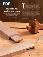 The Hand-Cut Mortise and Tenon: Handwork