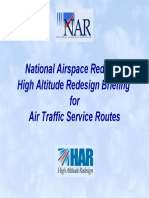 National Airspace Redesign High Altitude Redesign Briefing For Air Traffic Service Routes