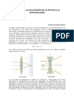 Acerca de La Aplicación de La Óptica A La Oftalmología