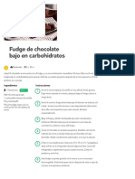 Fudge de Chocolate Bajo en Carbohidratos PDF