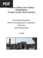 Winston-Salem Union Station Rehabilitation Forsyth County, North Carolina