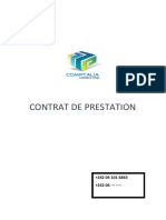 Contrat de Prestation