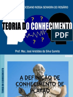 Teoria Do Conhecimento I - A Definição de Conhecimento de Platão