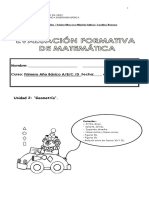 Evaluación Formativa Unidad 2 Matemática 2015
