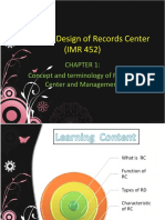 Functional Design of Records Center (IMR 452)