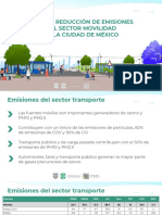 Plan de Reducción de Emisiones Del Sector Movilidad