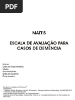 Escala CDR para Avaliação de Demência | PDF | Doença de Alzheimer | Amnésia