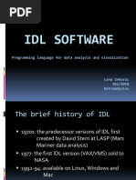 Idl Software: Programming Language For Data Analysis and Visualization