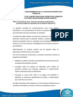 Taller de Aprendizaje Semana 2 Estudio de Caso Tomas de Muestra de Laboratorio