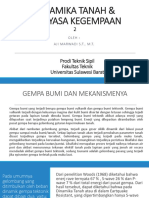 Materi Kuliah - DinamikaTanah&RekayasaKegempaan/DINAMIKA TANAH & REKAYASA KEGEMPAAN 2