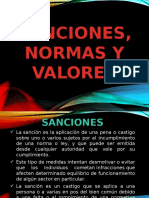 Sanciones Normas y Valores