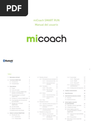 SMART RUN User Manual | PDF Bluetooth Teclado