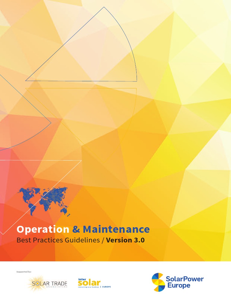OM Best Practices Guidelines V3.0 | PDF | Photovoltaic System ...