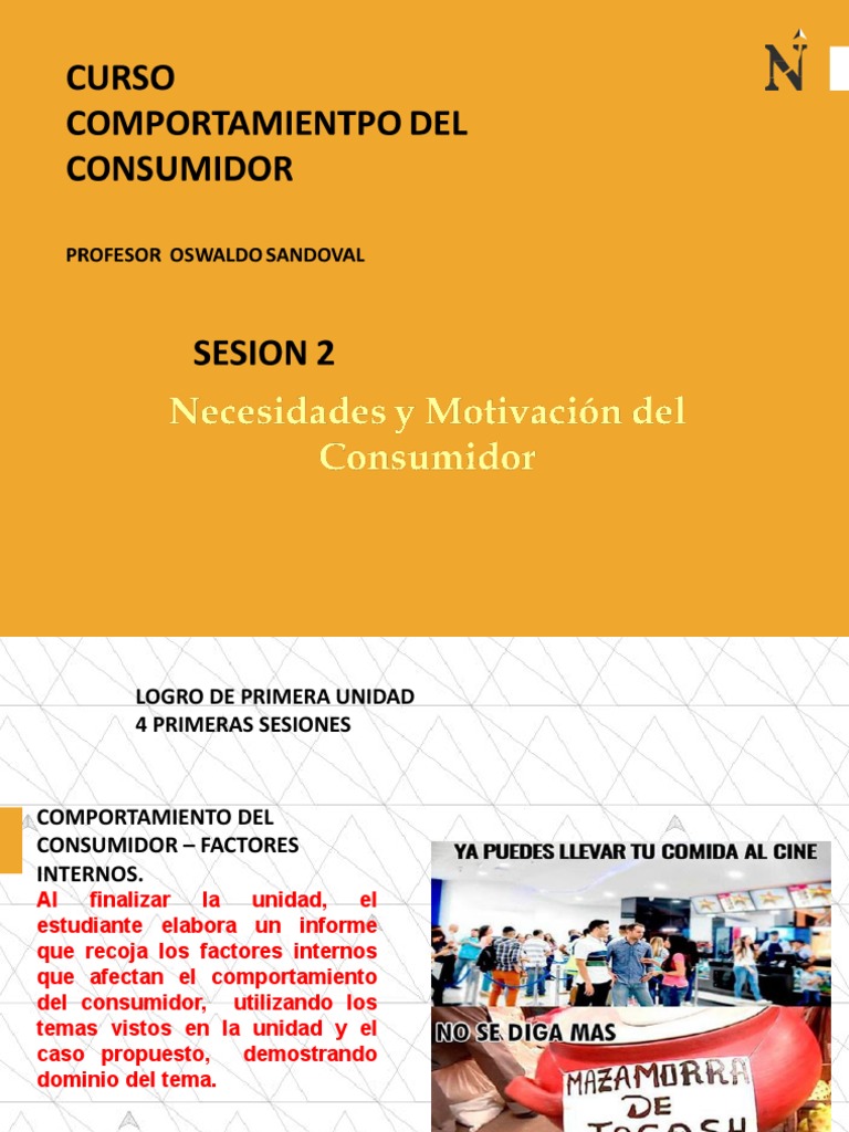 2 Necesidades y Motivación Del Consumidor Motivación