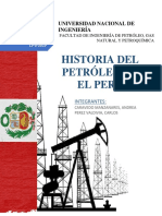 Historia Del Petróleo en El Perú - INFORME