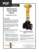 Valves S&S B Series 8-Inch Globe: Instruction Manual