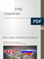 Classifying Countries: How Many Ways Can You Group Countries?