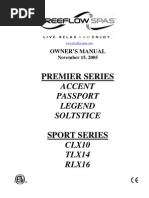 Download Spa Manual by Robert Klein SN41230663 doc pdf