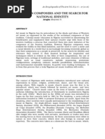 Download Nigerian Composer and the Search for National Identity by NVQ2 SN41230750 doc pdf