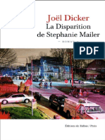 Dicker Joel La Disparition de Stephanie Mailer