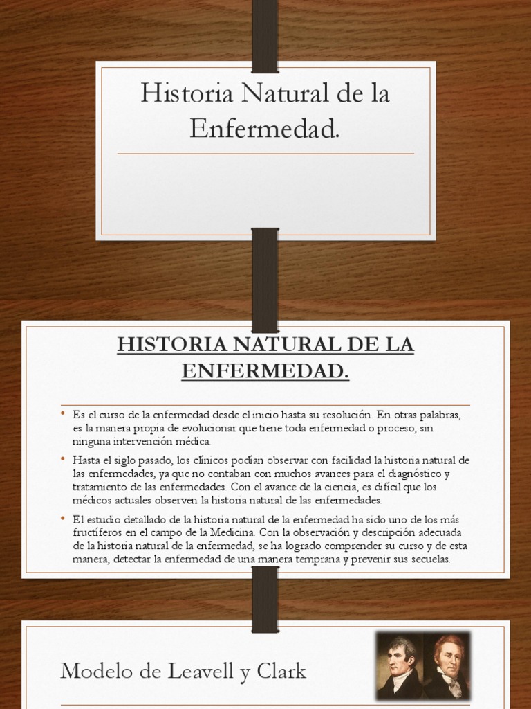 Historia Natural de La Enfermedad | PDF | Asistencia sanitaria preventiva |  Infección