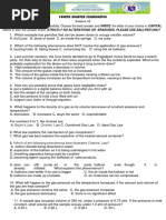 Sumative Test Science 10