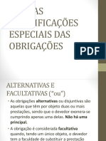 Aula 06 - Classificação Especial Das Obrigações