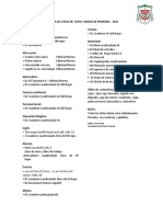 Lista de Utiles 6° 2019 PDF