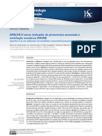 APACHE II COMO INDICADOR DE PAVM Revista de Epidemiologia e Controle de Infecção