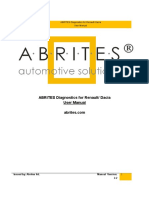 ABRITES Diagnostics For Renault/ Dacia User Manual: October.01. 2015