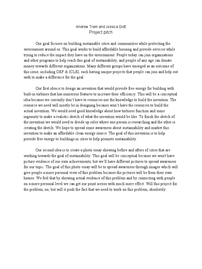 Project Pitches | PDF | Art | Computers