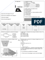 Conversão de unidades de medida e cálculo de áreas e perímetros de figuras planas