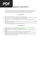Handwashing Procedure Guide | PDF | Hand Washing | Hygiene