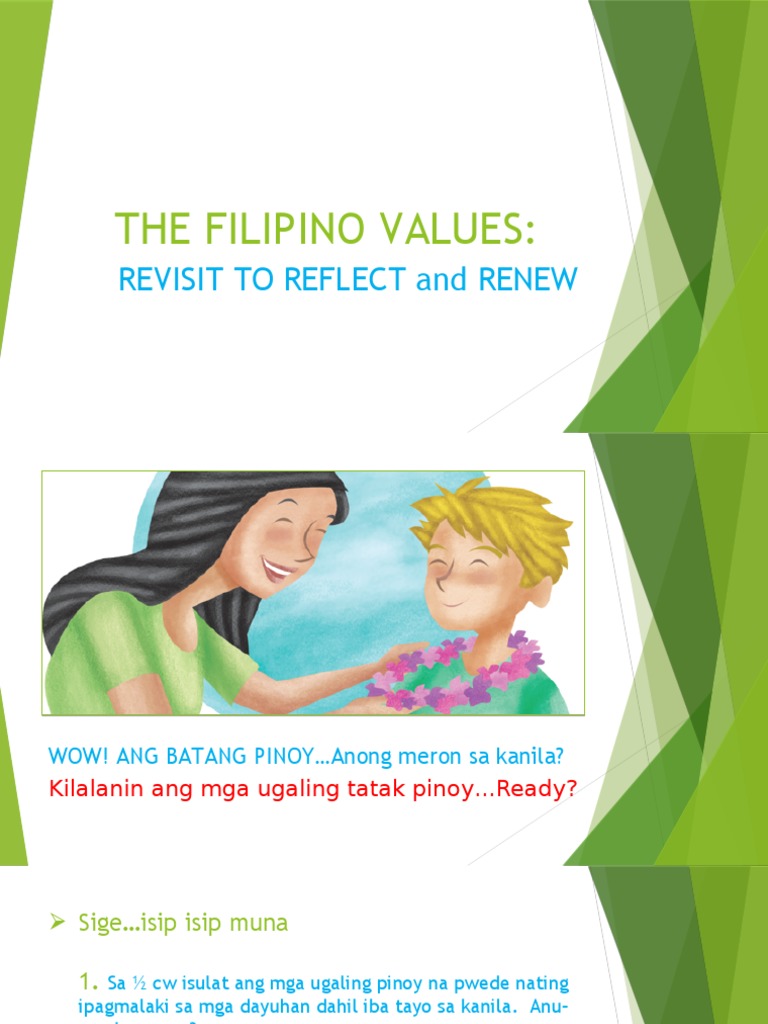 Filipino Values: Reflect & Renew | PDF | Wellness