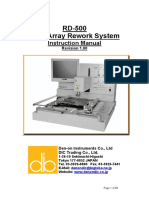 RD-500 Area Array Rework System: Instruction Manual