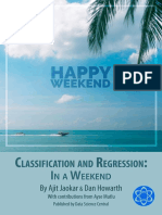 Classification and Regression, In a Weekend - Ajit Jaokar & Dan Howarth