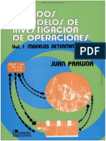 Metodos y Modelos de Investigacion de Operaciones - Vol 1 - Juan Prawda