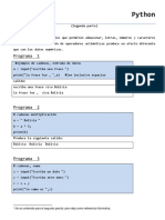 Guia Segunda Parte de Tres Python