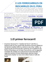 Historia ferrocarriles Perú