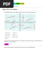 PHYS 1100 Vector Solutions