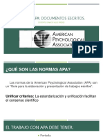 APA para DOCUMENTOS ESCRITOS PDF