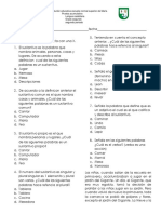 Prueba Acumulativa Español 2019 2